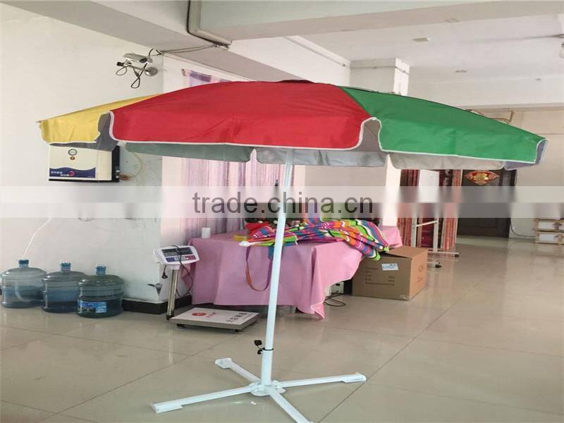 High qualtiy 2015 106 inch aluminum parasol and marble base