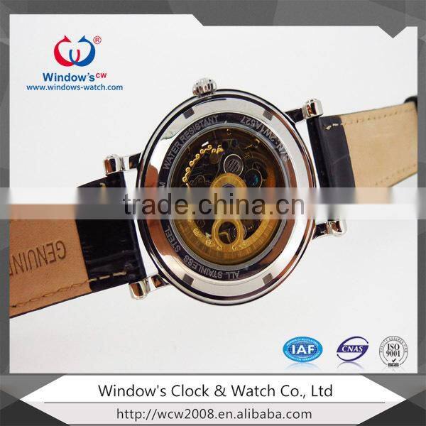 2015 Mens watches automatic mechanical Rose Gold watch wrist fashion quartz japan movt wrist watch
