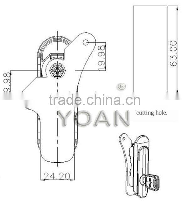 Black zinc electrical locker system with panel lock