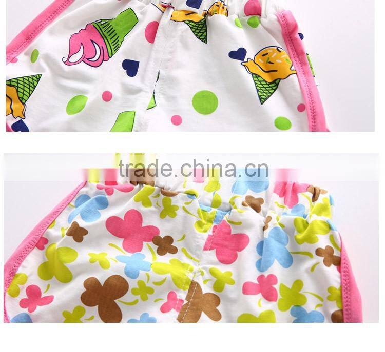 Wholesale Types of Cartoon Printed Comfort Summer Wear Children Tank Top Shorts Sets, Kids Clothes Set