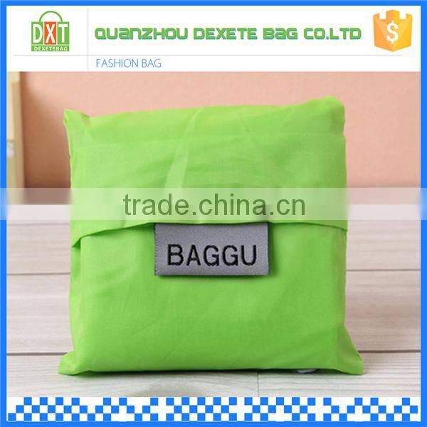 2015 fashion stylish top quality polyester shopping foldable tote bag