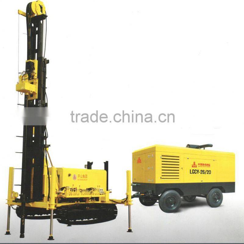 0~300m depth water bore hole drilling machine, small water well drilling rigs for sale