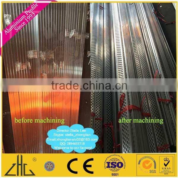 Wow!!CNC aluminium tile trim profiles/ ceramic tile corner trim/ aluminum corner tile trim/ profiled aluminium tile trim factory