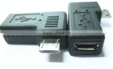 Left/right angle micro usb male to micro usb female OTG Adapter cabletolink