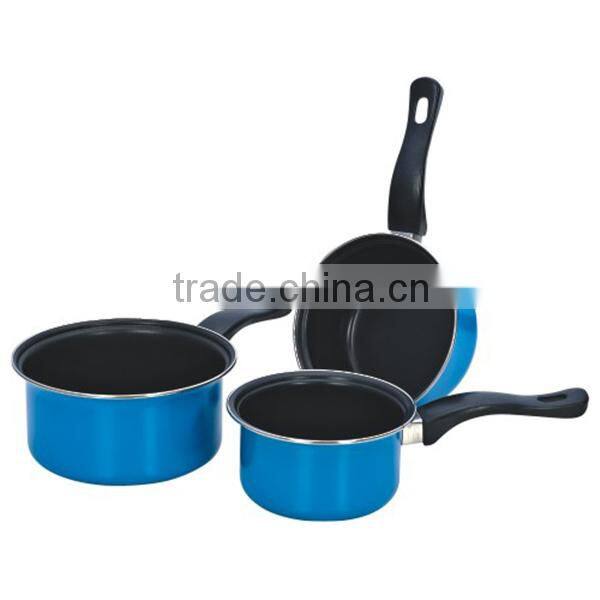carbon steel cookware non-stick coating small saucepan
