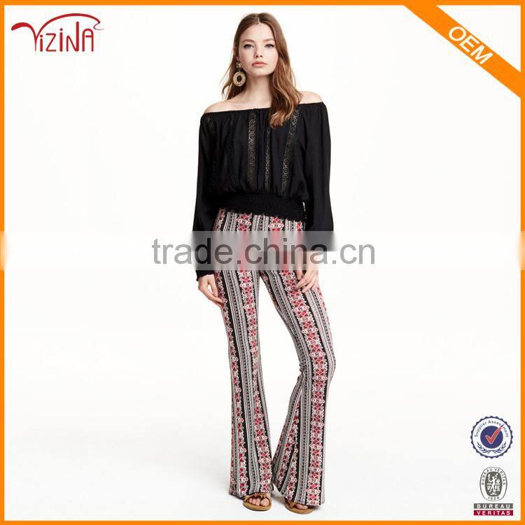 New Design Custom Women's Casual Zumba Pants With Hot Shapes