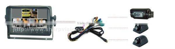 7 inch small vga lcd monitor with Touch screen & touch buttons