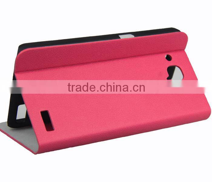 2015 Mobile Phone flip leather Case for Alcatel Idol s 6034R