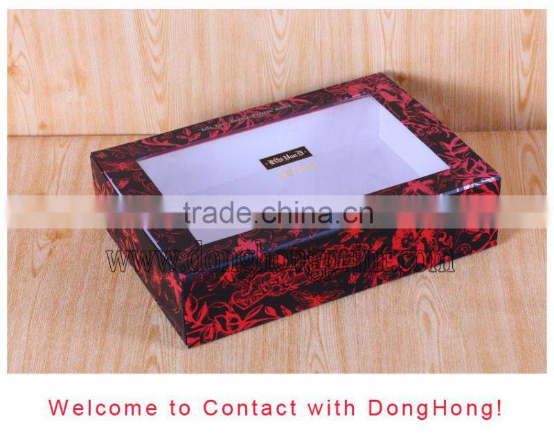 Professional custom magnetic gift boxes wholesale, gift boxes with windows, gift boxes clear lid