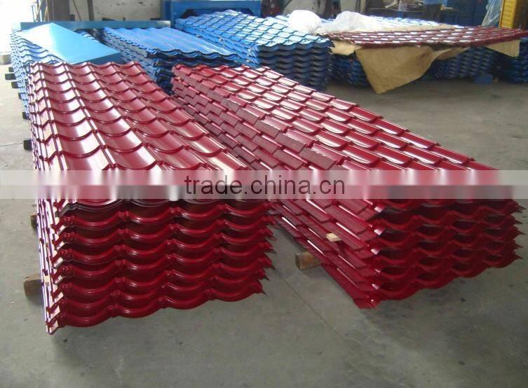 Color Steel Roofing Tile / Color/Galvanized corrugated roofing sheet/Metal tile sheet