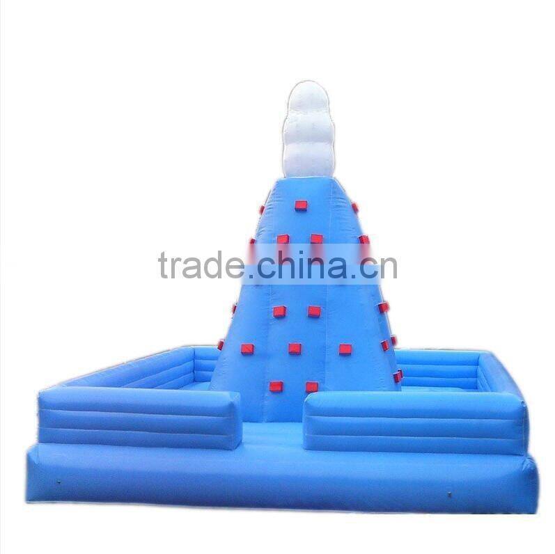 blue rock Inflatable rock climbing wall Inflatable games