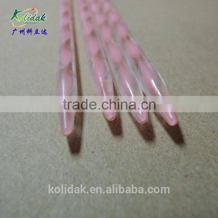 Acrylic Knitting Needle /PMMA twisted grain rod /plastic Knitting needles