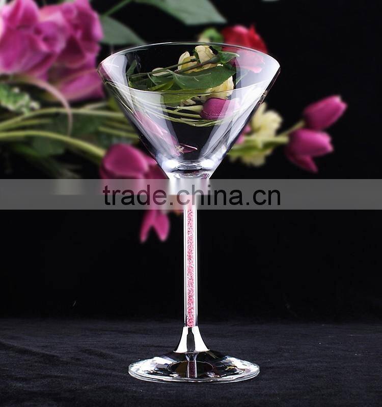 Signature Martini Glow Cocktail glass Glasses Stem For Wedding