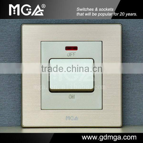 MGA Q7 series 45A Double Pole electric switch &water heater flow switch&switch power supply