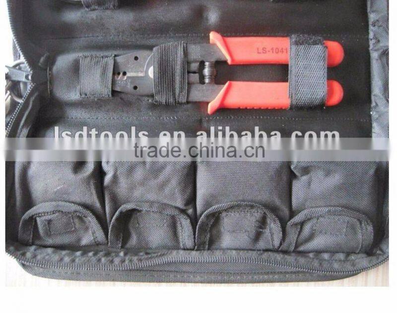 LSDgood quilty combination tool kits LY-K03Bwith hand crimping tools coaxial cable cutter die module minimulti-function tool set