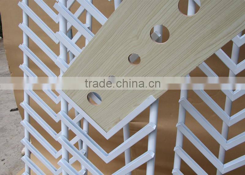 custom powder coat big metal ceramic floor tile display stand HSX-S0363