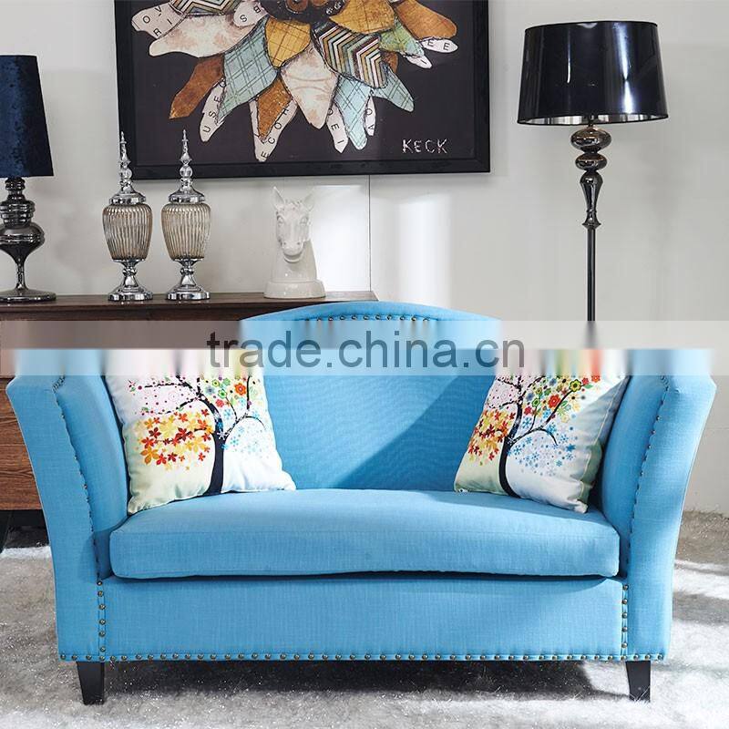 Modren 2seats fabric sofa