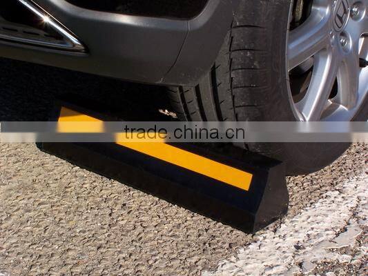 Weight 3.6kgs heavy duty rubber tire stopper tope llanta
