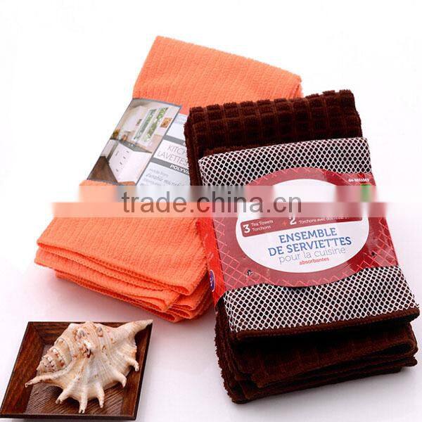 China OEM manufacture factory hot selling microfiber dish cleaning cloth