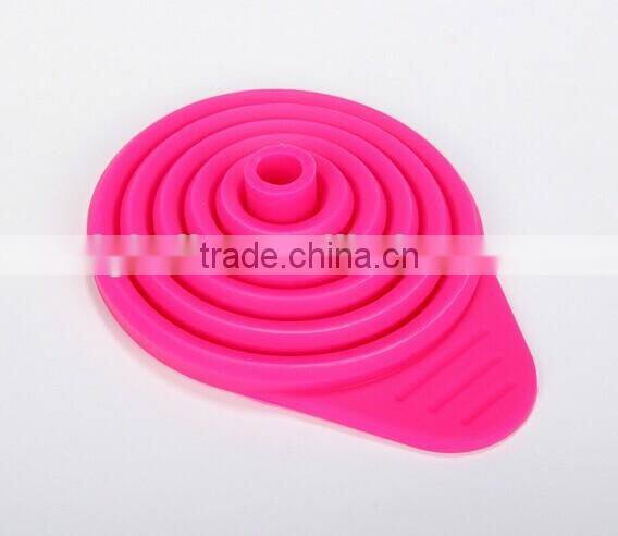 collapsible silicone oil funnel liquid funnel