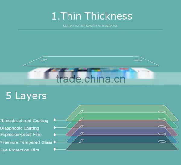 Hot New Products For 2015 Universal 9h 2.5d Tempered Glass Screen Protector For smart phone