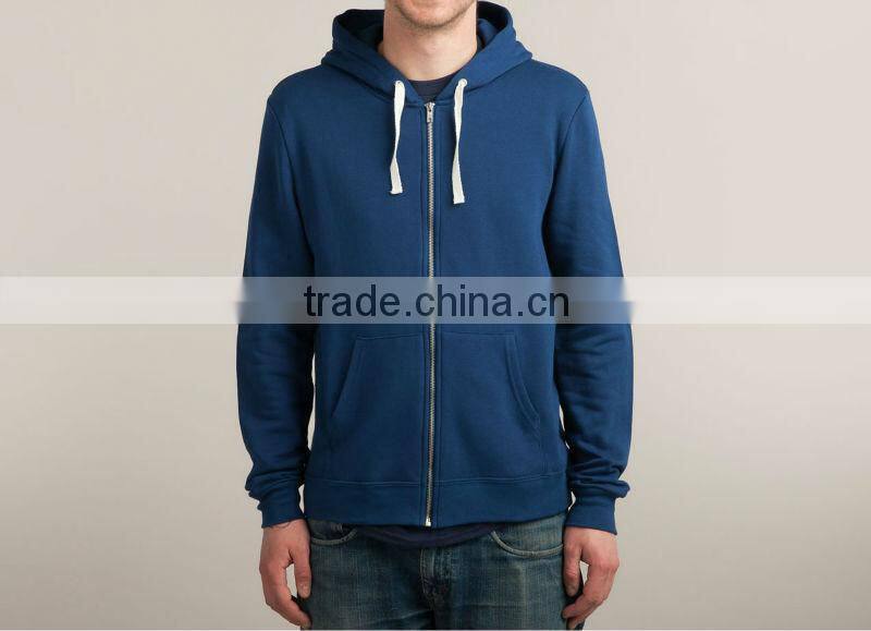 Men's Full-Zip Eco Fleece Hoodie zipper pocket hoodie