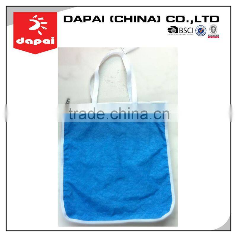Quanzhou dapai New style Custom Printing blue Shopping Bag