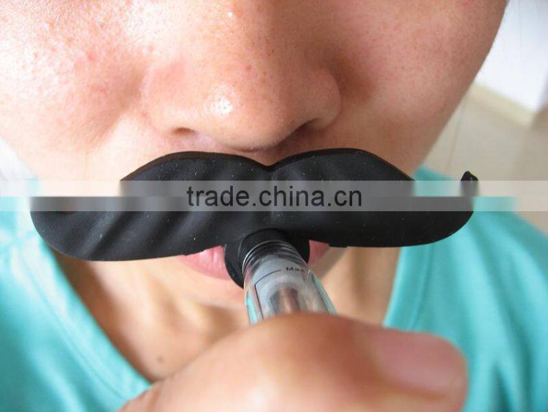 Novelty design fake mustache for E-cigarette