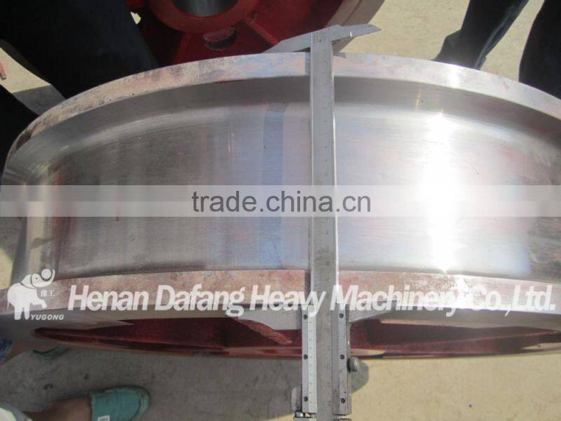 Crane Trolley Rail Wheels; Electric Forging Crane Wheel on Rail, Driving Trolley Wheels