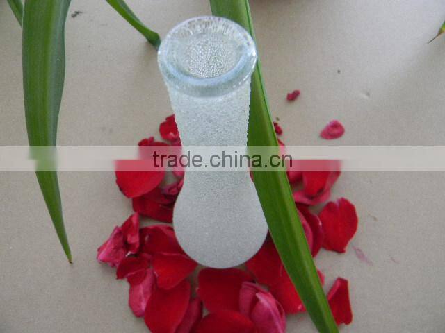hot sales bulk 100ml glass reed diffuser glass bottle with beads for home decoration