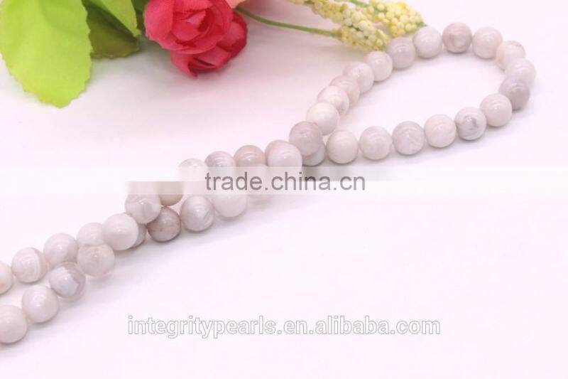 Natural gemsotne crazy agate loose strand 6 8 10 12mm crazy natural white agate