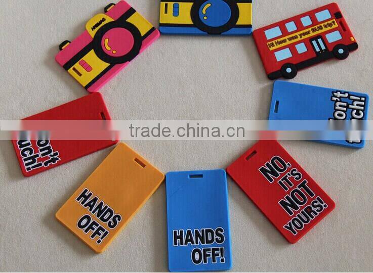 Full Color Print hard plastic Luggage Tag