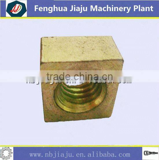 brass hex nut with internal thread