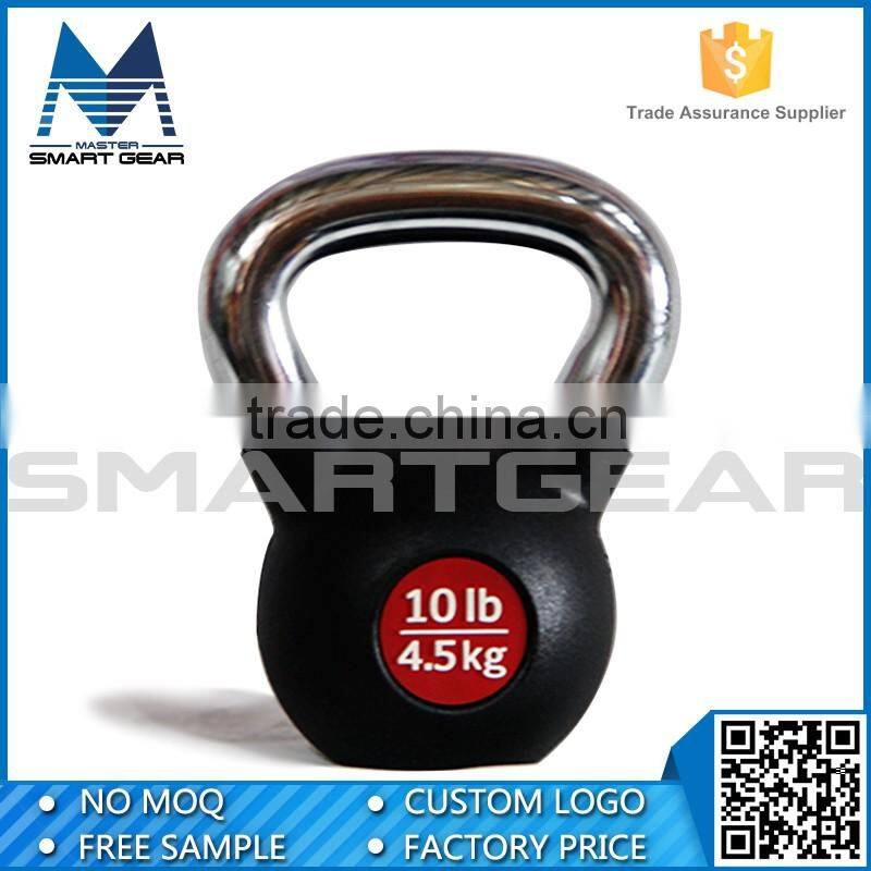 Cheap Custom Weight Lifting Vinyl Dipping Skull Kettlebell