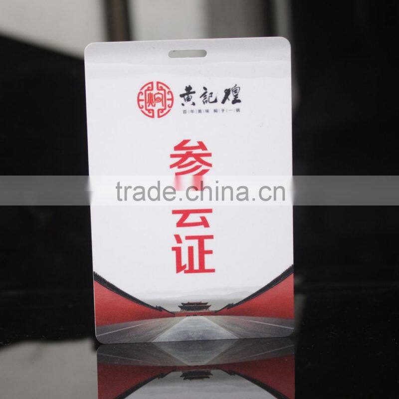 Fashion and Fancy Double Sided PVC Business blank card