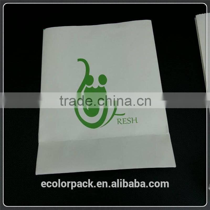 Food Packaging Customized Take Away Paper Food Bag