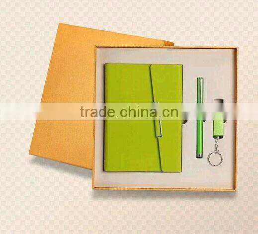 Agenda 2016 notepad charger for phone leather diary