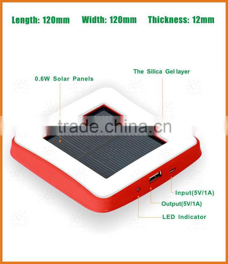 ABS protected material Lithium-ion polymer battery versatile solar bag