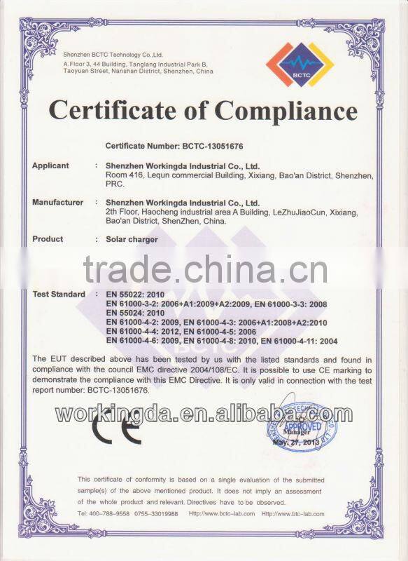 solar multiple mobile phone charger