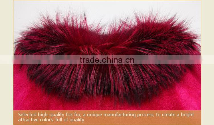 shenzhen OEM light pink women short mink fur coat for wholesale