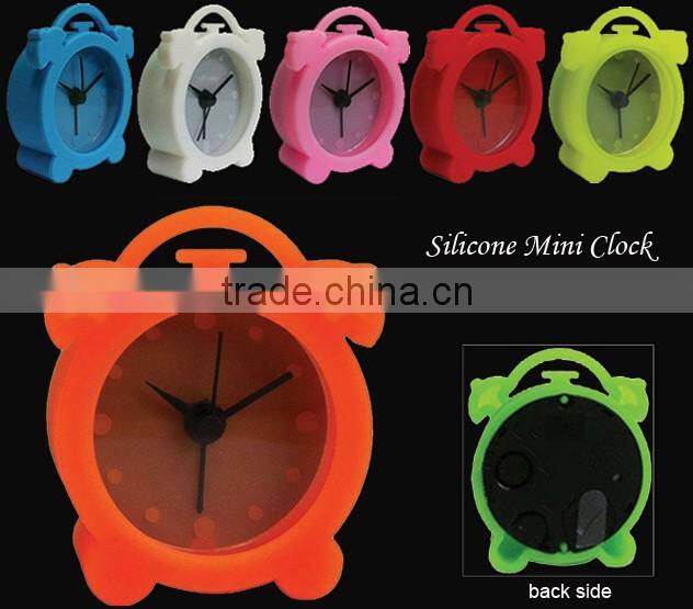 Modern funny silicone alarm table clock!