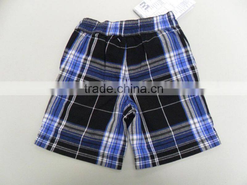 Summer new arrival navy plaid cute boy style hot pants