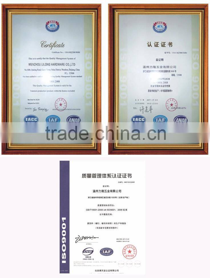 High strength truck wheel hub bolts and nuts