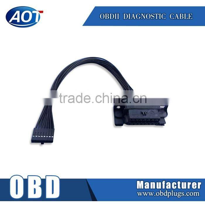 Custom J1962 OBD Mazda Female Connector to Housing Cable