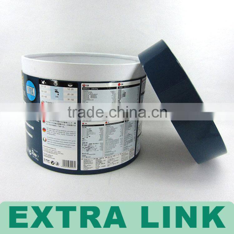 Round Tube Coffee Cup Kraft Box / Newest Exclusive Design Decorative Paper Tea Can