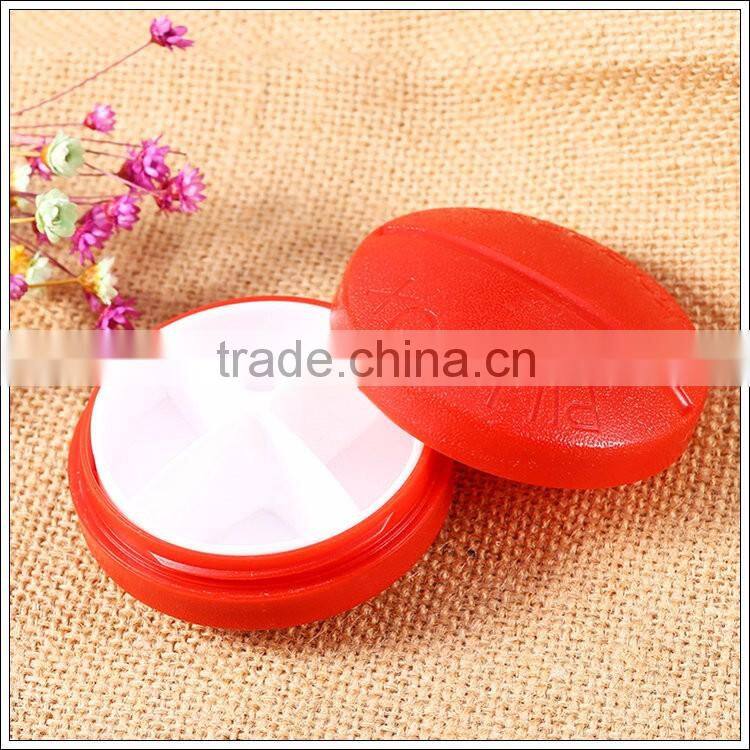 Portable travel pill box