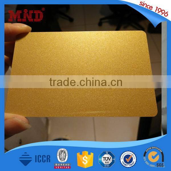 MDP64 High Quality Gold Edge Thick Business Cards/Cheap Embossing Business Card