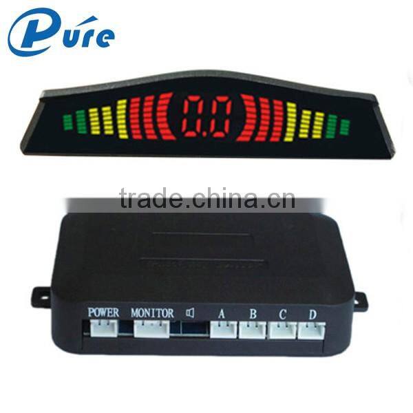2016 Hot Selling Factory Price 4 Sensor Car Parking Sensor LED Display Car Reverse Radar System with LED Display