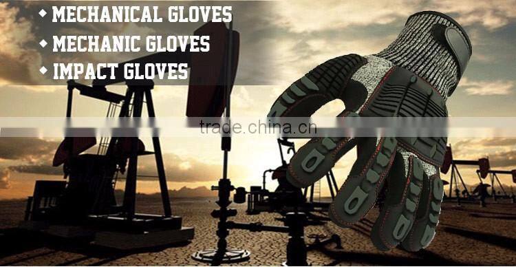 Nitrile coated impact-reducing safety gloves