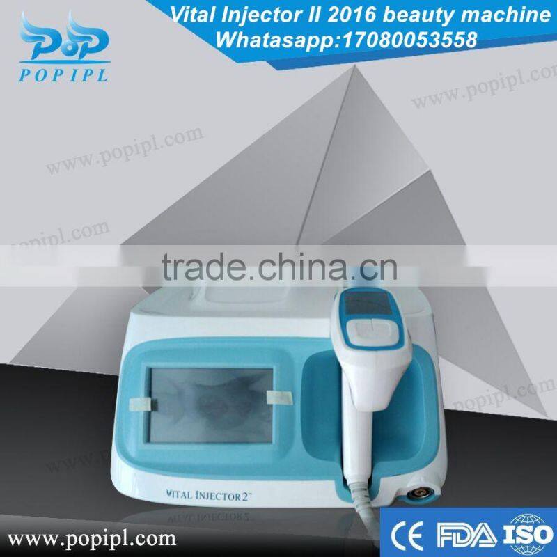 Multi needles 5/9 pins Beauty EquipmetVital Injector II2016 latest 2nd generation vital injector 2 beauty vital injector machine